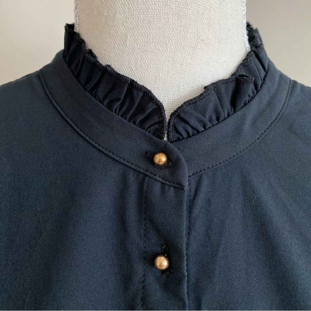 Soft Surroundings Black Vivian
Button Down Shirt L - Picture 11 of 14